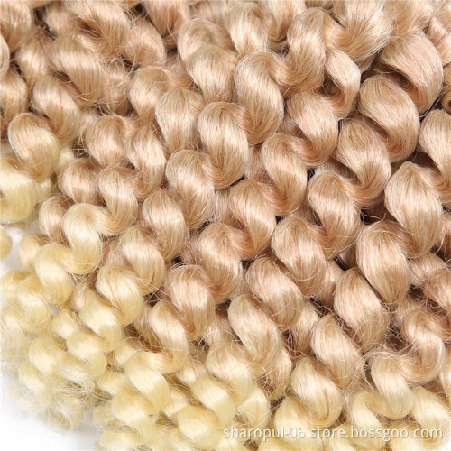 Artificial Hair Short bob Wand Loose Curl Crochet Braid Hair Synthetic Hair